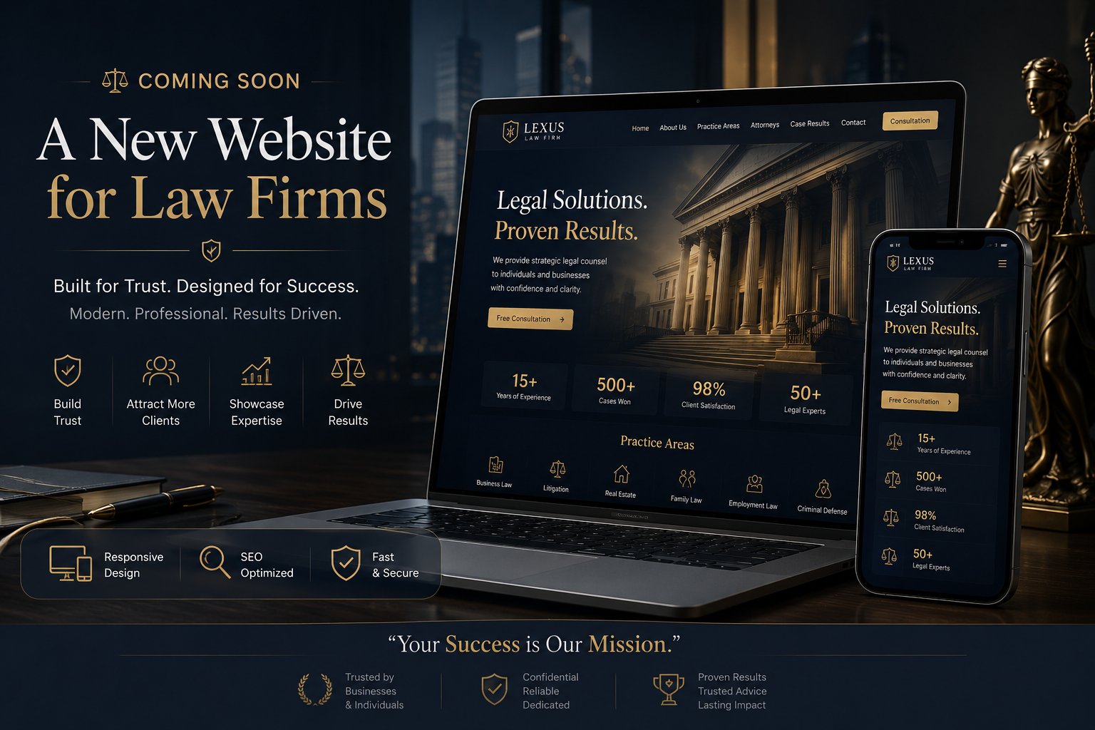 Coming Soon —Professional Law Firm